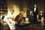 Actors (L-R) Kate McGregor-Stewart, David Margulies, John Cunningham & Charlotte Moore in a  scene fr. the Playwrights Horizons' production of the play "The Perfect Party." (New York)