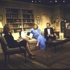 Actors (L-R) Charlotte Moore, Debra Mooney & John Cunningham in a scene fr. the Playwrights Horizons' production of the play "The Perfect Party." (New York)