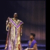 Actors Danny Madden and Carol Dennis in a scene from the Off-Broadway musical "The River" (New York)