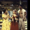 Actors (L-R) Lorraine Toussaint, Michele Shay and Victor Love in a scene from the Lincoln Center Theatre production of the play "Playboy Of The West Indies" (New York)