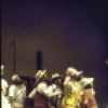 Actor Larry Marshall (C) w. cast members in a scene fr. the Houston Grand Opera production on Broadway of the opera "Porgy And Bess." (New York)