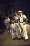 Actors (L-R) Clamma Dale, Donnie Ray Albert, Kenneth Barry & Hansford Rowe in a scene fr. the Houston Grand Opera production on Broadway of the opera "Porgy And Bess." (New York)