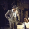 Actors (L-R) Kenneth Barry, Abraham Lind-Oquendo, Hansford Rowe & Esther Hinds in a scene fr. the Houston Grand Opera production on Broadway of the opera "Porgy And Bess." (New York)