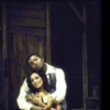 Actors Robert Mosley & Irene Oliver in a scene fr. the Houston Grand Opera production on Broadway of the opera "Porgy And Bess." (New York)