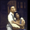 Actors Donnie Ray Albert & Esther Hinds in a scene fr. the Houston Grand Opera production on Broadway of the opera "Porgy And Bess." (New York)