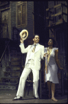 Actors Larry Marshall & Esther Hinds in a scene fr. the Houston Grand Opera production on Broadway of the opera "Porgy And Bess." (New York)