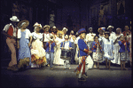 The cast in a scene fr. the Houston Grand Opera production on Broadway of the opera "Porgy And Bess." (New York)