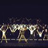 Cast in a scene fr. the Toronto/London productions of the musical "A Chorus Line." (Toronto)