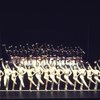 Cast in a scene fr. the Toronto/London productions of the musical "A Chorus Line." (Toronto)