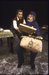 Actors (L-R) Neal Jones & Jack Milo in a scene fr. the Great Lakes Shakespeare Festival's production of the play "A Child's Christmas In Wales." (Cleveland)