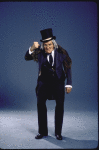Actor Orson Bean in a publicity shot fr. the Off-Broadway production of the play "A Christmas Carol." (New York)