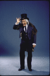 Actor Orson Bean in a publicity shot fr. the Off-Broadway production of the play "A Christmas Carol." (New York)