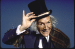 Actor Orson Bean in a publicity shot fr. the Off-Broadway production of the play "A Christmas Carol." (New York)
