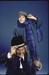 Actors (L-R) Orson Bean & Noel Johnson in a publicity shot fr. the Off-Broadway production of the play "A Christmas Carol." (New York)