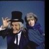 Actors (L-R) Orson Bean & Noel Johnson in a publicity shot fr. the Off-Broadway production of the play "A Christmas Carol." (New York)