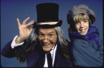 Actors (L-R) Orson Bean & Noel Johnson in a publicity shot fr. the Off-Broadway production of the play "A Christmas Carol." (New York)