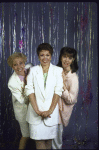 Actresses (L-R) Georgia Engel, Donna McKechnie and Barbara Feldon in a publicity shot from the Off-Broadway musical "Cut The Ribbons" (New York)