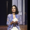 Actress Polly Draper in a scene from the Off-Broadway play "Crazy He Calls Me" (New York)