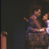 Actors Barry Miller and Polly Draper in a scene from the Off-Broadway play "Crazy He Calls Me" (New York)