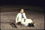Actress Linda Hunt in a scene from the Brooklyn Academy of Music's production of the play "The Cherry Orchard" (Brooklyn)