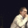 Actors Erland Josephson and Natasha Parry in a scene from the Brooklyn Academy of Music's production of the play "The Cherry Orchard" (Brooklyn)