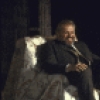 Actors Brian Dennehy and Kate Mailer in a scene from the Brooklyn Academy of Music's production of the play "The Cherry Orchard" (Brooklyn)