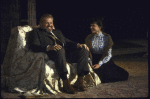 Actors Brian Dennehy and Kate Mailer in a scene from the Brooklyn Academy of Music's production of the play "The Cherry Orchard" (Brooklyn)