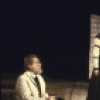 Actors (L-R) Erland Josephson, Natasha Parry and Brian Dennehy in a scene from the Brooklyn Academy of Music's production of the play "The Cherry Orchard" (Brooklyn)