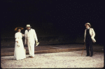 Actors (L-R) Natasha Parry, Brian Dennehy and Erland Josephson in a scene from the Brooklyn Academy of Music's production of the play "The Cherry Orchard" (Brooklyn)