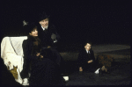 Actors (L-R) Natasha Parry, Erland Josephson and Linda Hunt in a scene from the Brooklyn Academy of Music's production of the play "The Cherry Orchard" (Brooklyn)