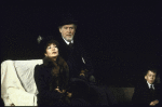 Actors (L-R) Natasha Parry, Erland Josephson and Linda Hunt in a scene from the Brooklyn Academy of Music's production of the play "The Cherry Orchard" (Brooklyn)