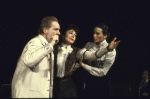 Actors (L-R) Erland Josephson, Natasha Parry and Stephanie Roth in a scene from the Brooklyn Academy of Music's production of the play "The Cherry Orchard" (Brooklyn)