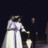 Actors (L-R) Rebecca Miller, Natasha Parry, Roberts Blossom, Erland Josephson, Brian Dennehy and Stephanie Roth in a scene from the Brooklyn Academy of Music's production of the play "The Cherry Orchard" (Brooklyn)