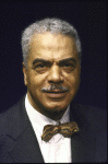 Actor Earle Hyman in a publicity shot for the replacement cast of the Off-Broadway play "Driving Miss Daisy" (New York)