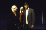 Actors (L-R) Frances Sternhagen, Stephen Root and Arthur French in a scene from the replacement cast of the Off-Broadway play "Driving Miss Daisy" (New York)