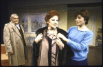 Actors (L-R) James Harder, Joan Copeland and Alma Cuervo in a scene from the Playwrights Horizons' production of the play "Isn't It Romantic" (New York)
