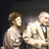 Actors (L-R) Joan Copeland, James Harder and Alma Cuervo in a scene from the Playwrights Horizons' production of the play "Isn't It Romantic" (New York)