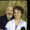Actors Richard Kiley and Meg Bussert in a rehearsal shot for the Los Angeles production of the musical "South Pacific" (New York)
