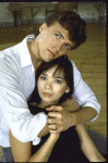 Actors Brent Barrett and Jade Go in a rehearsal shot for the Los Angeles production of the musical "South Pacific" (New York)