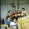 Actress Novella Nelson (C) with cast members in a rehearsal shot for the Los Angeles production of the musical "South Pacific" (New York)