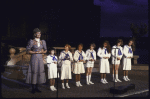 Actors (L-R) Constance Towers, Amy Dolan, Susan Keenan, Evan Seplow, Krista Haun, Laura Condon, Scott Perrin and Mary Lou Belli in a scene from the Jones Beach Theatre's production of the musical "The Sound of Music" (Jones Beach)
