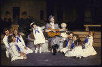 Actors (L-R) Evan Seplow, Scott Perrin, Mary Lou Belli, Amy Dolan, Contance Towers, Susan Keenan, Krista Haun and Laura Condon in a scene from the Jones Beach Theatre's production of the musical "The Sound of Music" (Jones Beach)