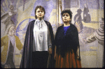 Actresses (L-R) Maribel Lizardo and Irma-Estel LaGuerre in a scene from the Mabou Mines production of the performance piece "Suenos" (New York)