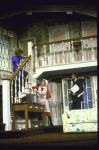 Actors (L-R) Deborah Rush,  Dorothy Loudon & Victor Garber  in a scene fr. the Broadway production of the play "Noises Off." (New York)