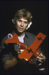 Actor Barry Bostwick (withdrew from production) alone in a publicity shot from the New York Shakespeare Festival's production of the play "The Death of Baron Von Richtofen As Witnessed From Earth" (New York)