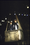 Actors (L-R) John Vickery and Bob Gunton in a scene from the New York Shakespeare Festival's production of the play "The Death of Baron Von Richtofen As Witnessed From Earth" (New York)