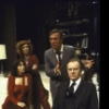 Actors (L-R) Maria Tucci, Virginia Vestoff, Christopher Plummer and Josef Sommer in a scene from the New York Shakespeare Festival's production of the play "Drinks Before Dinner" (New York)