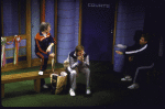 Actors (L-R) Austin Pendleton, John Cullum and Tony Roberts in a scene from the Broadway play "Doubles" (New York)