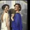 Actresses (L-R) Cynthia Dozier and Jane Summerhays in a scene from Roundabout Theatre's production of the play "On Approval" (New York)