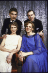 Actors(clockwise from L) Mark Capri, John Cunningham, Jane Summerhays and Cynthia Dozier in a scene from Roundabout Theatre's production of the play "On Approval" (New York)